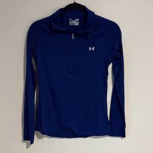 Under Armour Royal Blue Half-Zip Performance Top